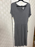 Grey Midi Dress