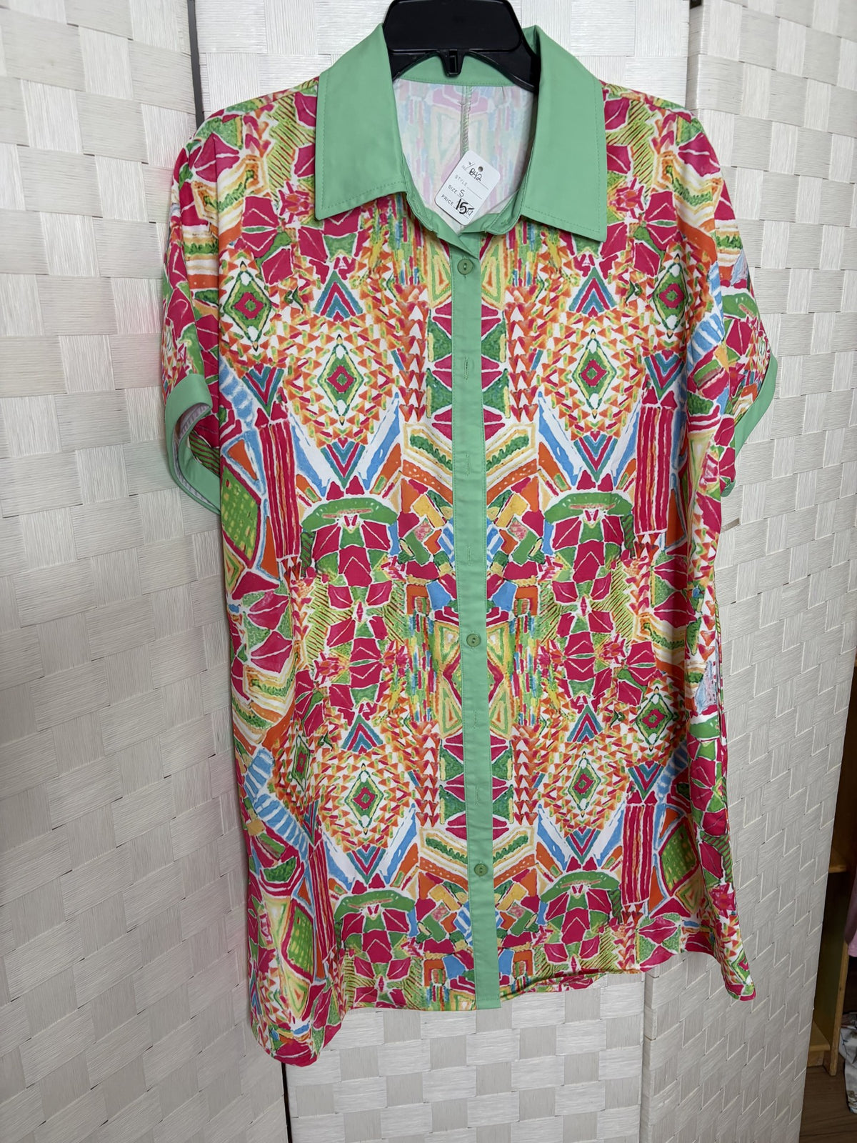 Colorful Collared Dress