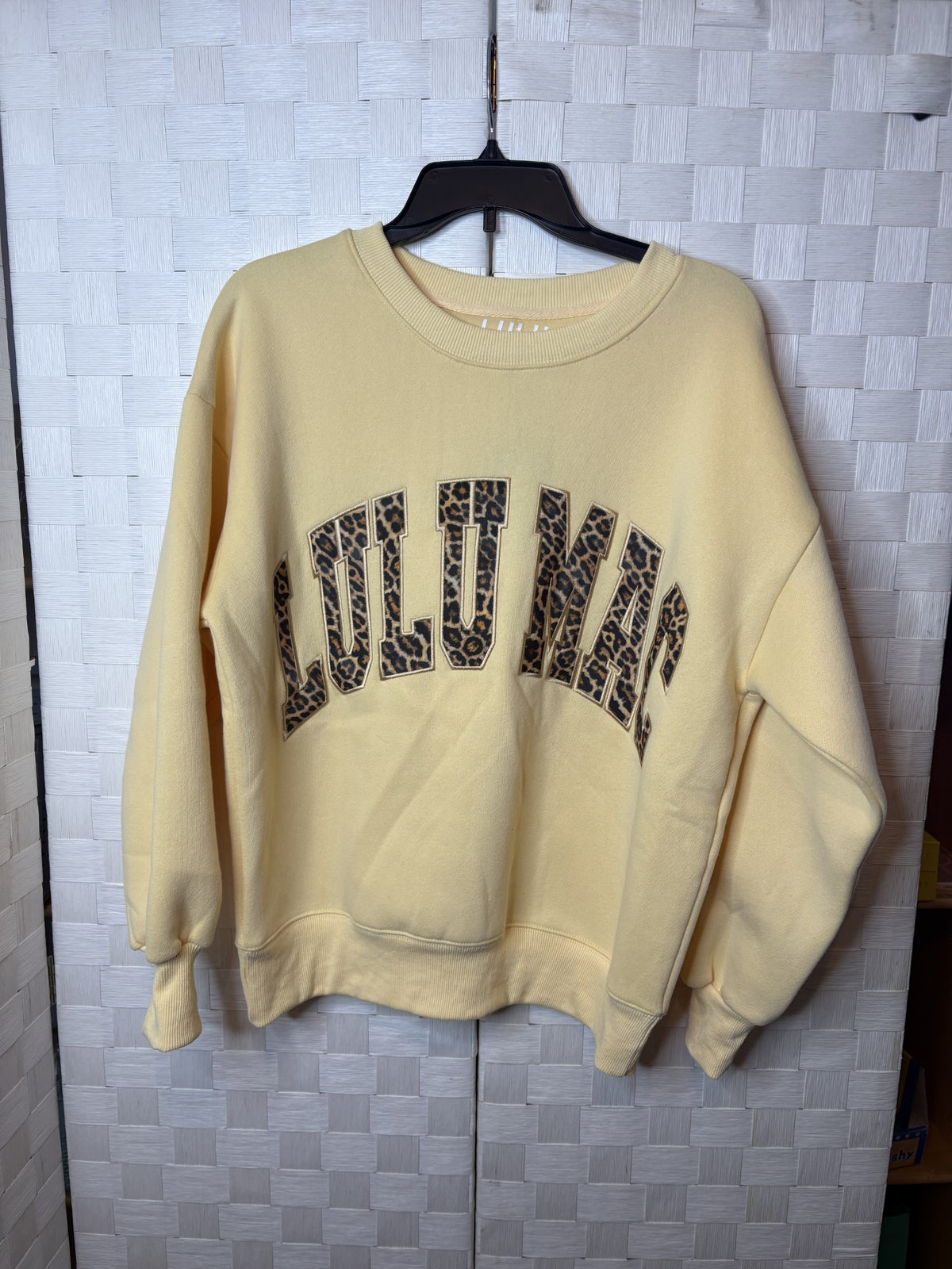 Yellow-Leopard Lulu Mac Crewneck