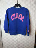 Blue-Pink Lulu Mac Crewneck