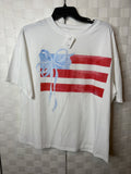 White USA Tee