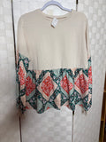 Cream Tunic Top